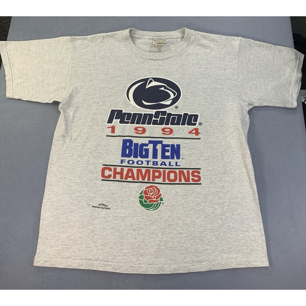 Penn State Nittany Lions Vtg 1994 Rose Bowl Champions Men's Graphic Shirt Sz XL